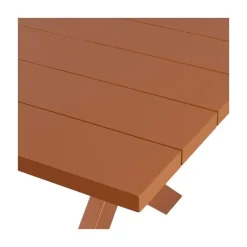 WOOOD Tuintafels|Delta Picknick tuintafel aluminium terracotta 220cm