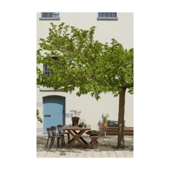 WOOOD Tuintafels|Delta Picknick tuintafel aluminium terracotta 220cm