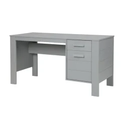 WOOOD Bureautafels|Dennis Bureau grenen grijs 141cm