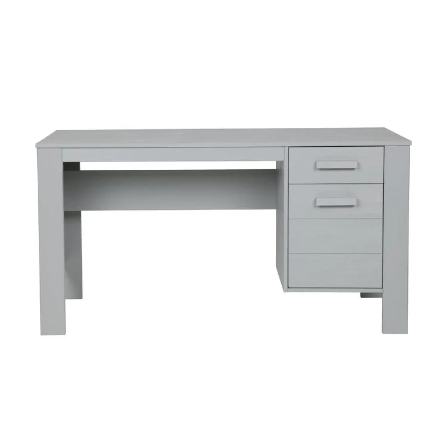 WOOOD Bureautafels|Dennis Bureau grenen grijs 141cm