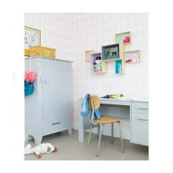 WOOOD Bureautafels|Dennis Bureau grenen grijs 141cm
