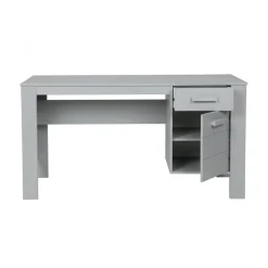 WOOOD Bureautafels|Dennis Bureau grenen grijs 141cm