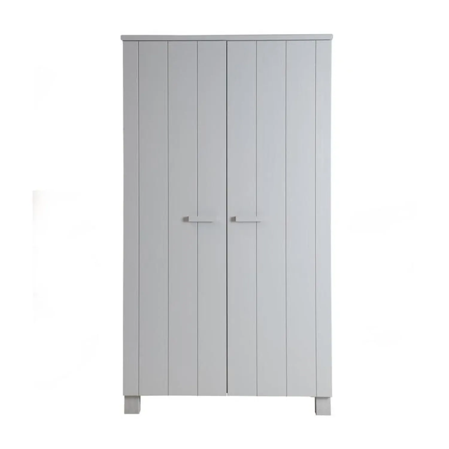 WOOOD Industriele Kasten|Kledingkasten|Dennis Kledingkast grenen grijs 111cm