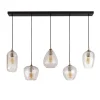 Kalfort Hanglampen|Glazen Hanglamp|Denzel Glazen Hanglamp 5 lichts 120cm