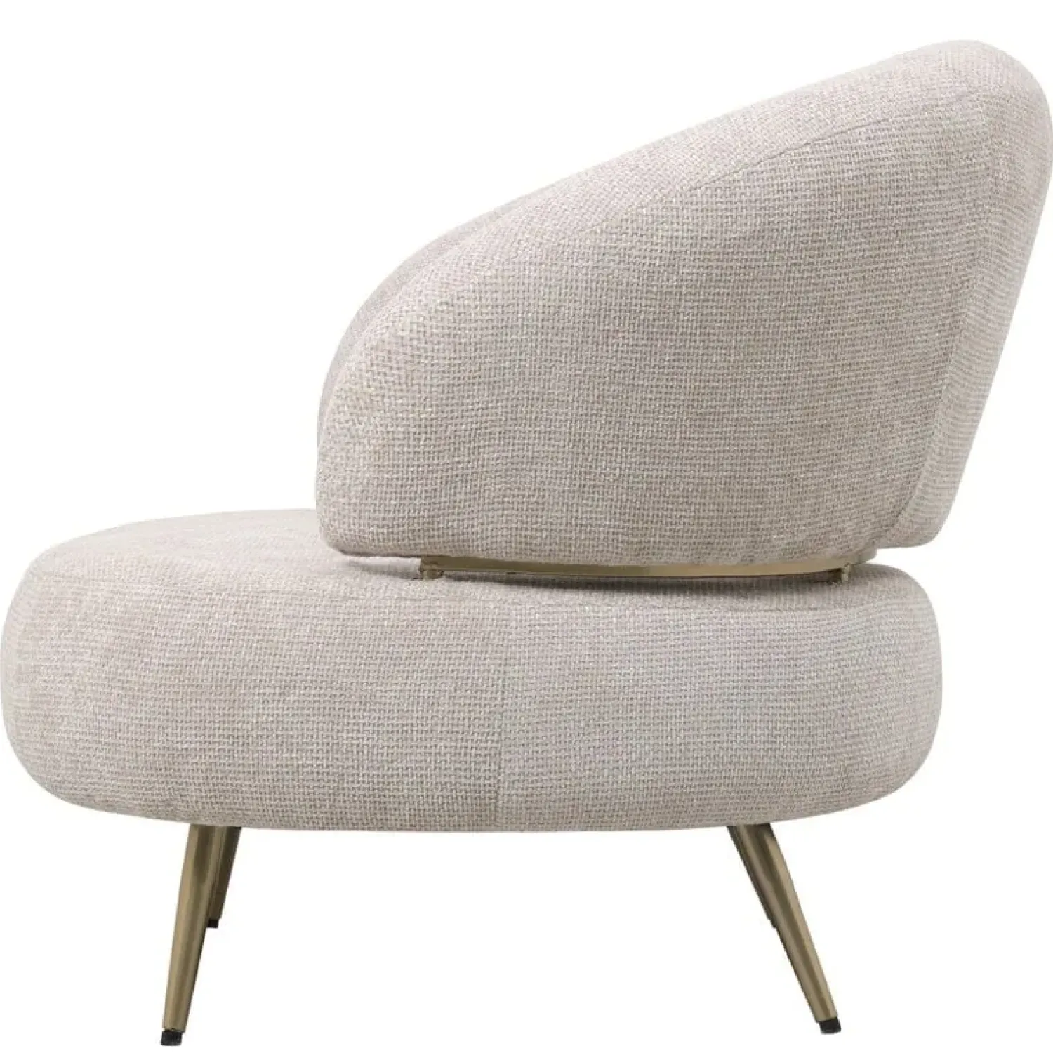 PTMD Fauteuils|Devin Fauteuil Crème
