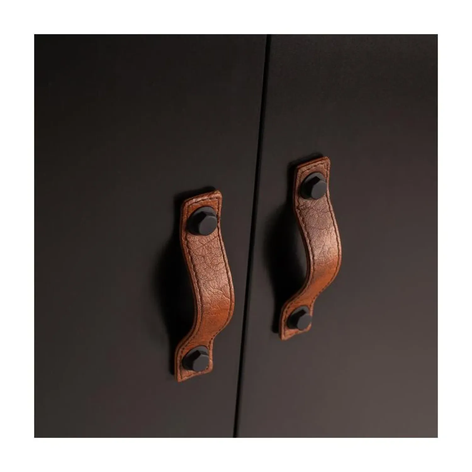 WOOOD Industriele Kasten|Kledingkasten|Dian Kledingkast grenen zwart 94cm
