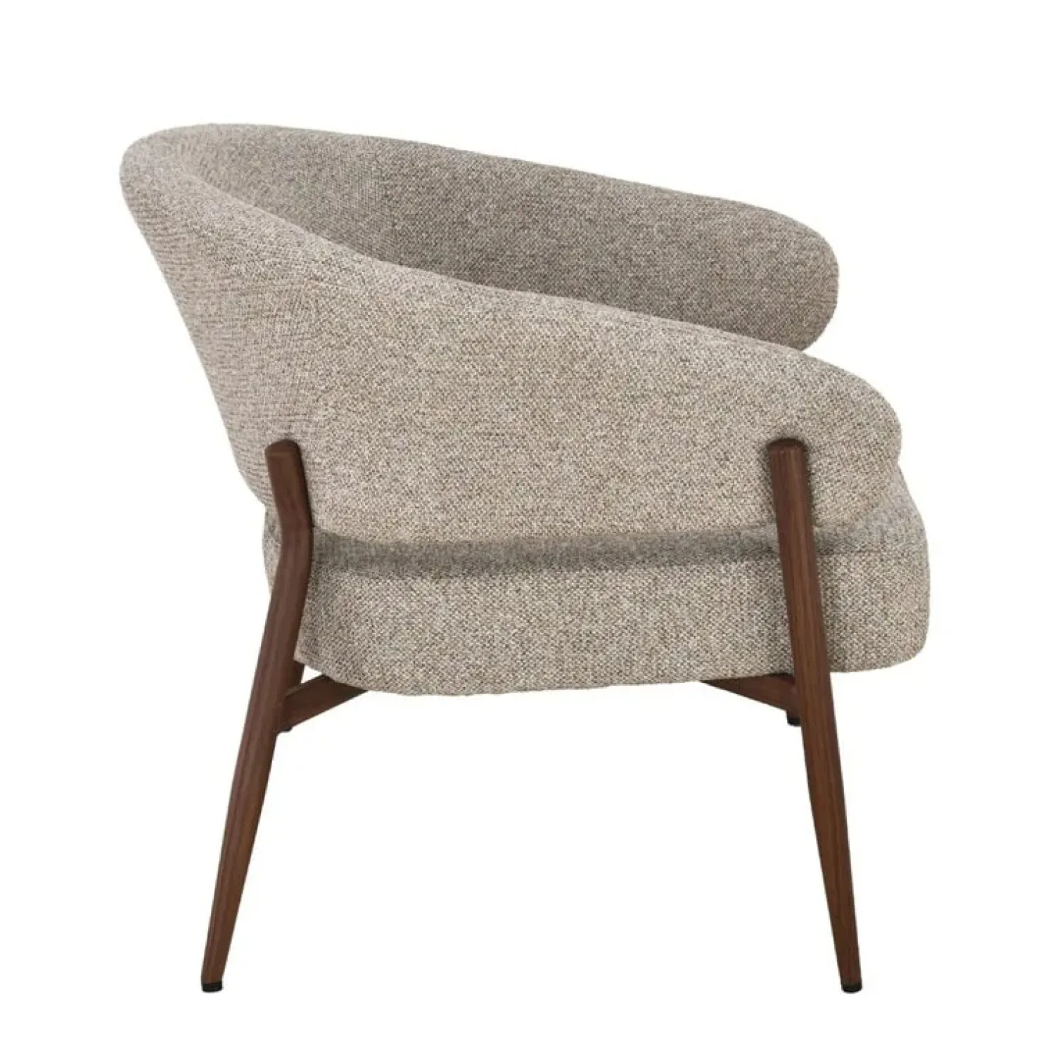 Livingfurn Fauteuils|Dilan Fauteuil Hush Walnoot