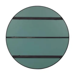 WOOOD Spiegels|Doutzen Spiegel rond metaal zwart 115cm