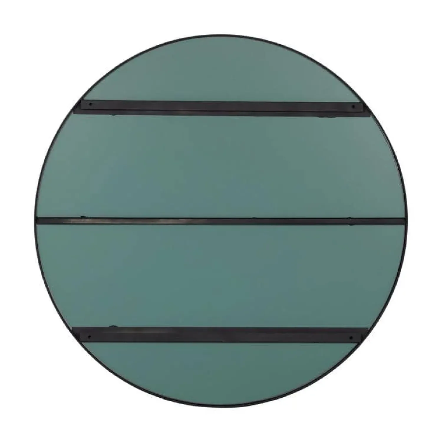 WOOOD Spiegels|Doutzen Spiegel rond metaal zwart 115cm