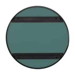 WOOOD Spiegels|Doutzen Spiegel rond metaal zwart 50cm