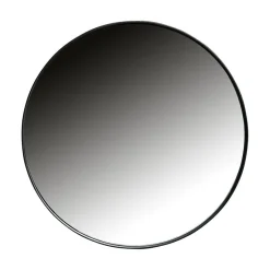 WOOOD Spiegels|Doutzen Spiegel rond metaal zwart 80cm