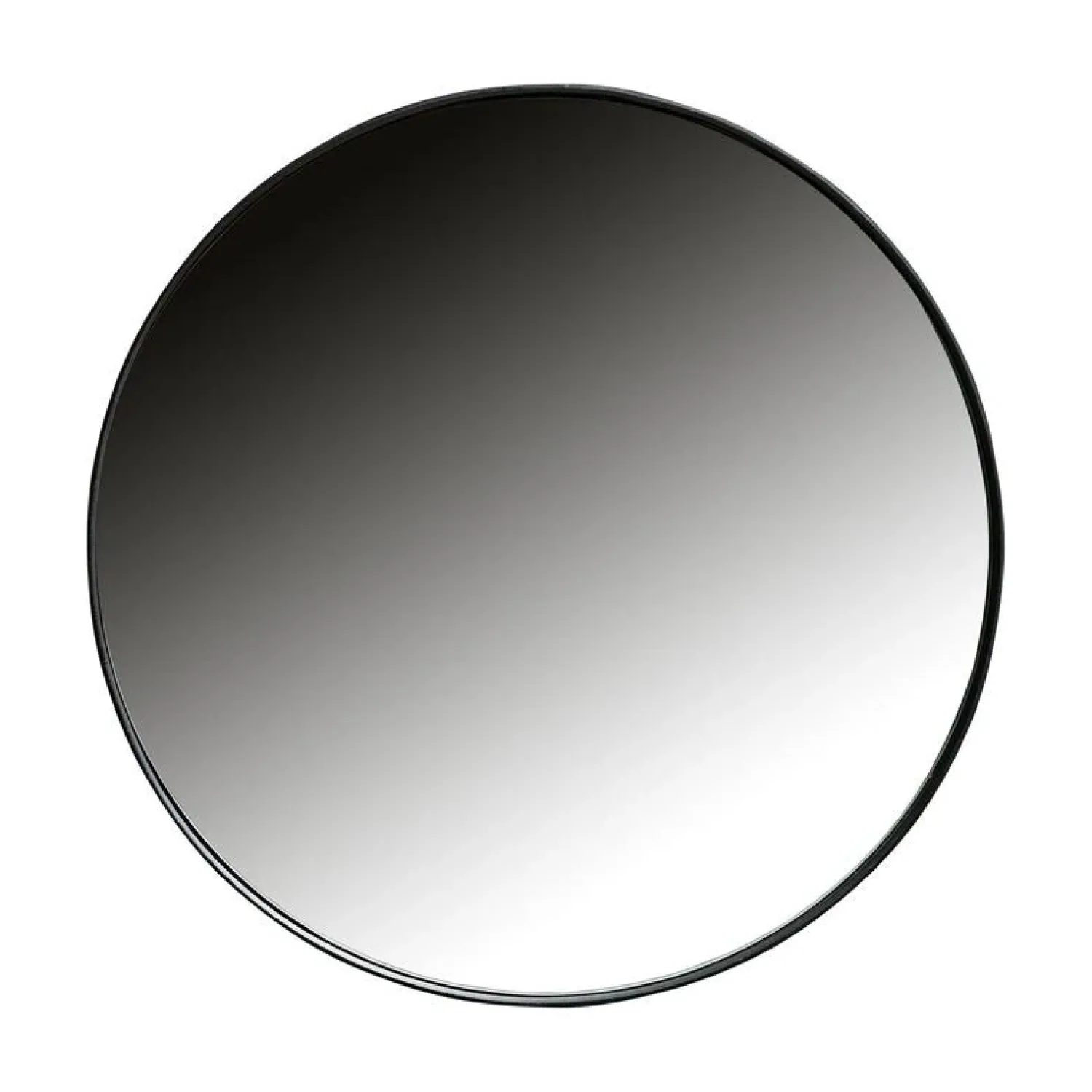 WOOOD Spiegels|Doutzen Spiegel rond metaal zwart 80cm