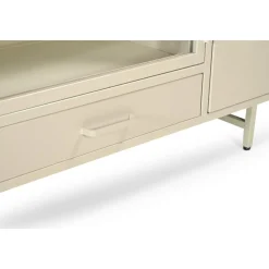 DPX Furniture Dressoirs|Industriele Kasten|DPX Odin Dressoir 4 deurs 2 lade taupe 200cm