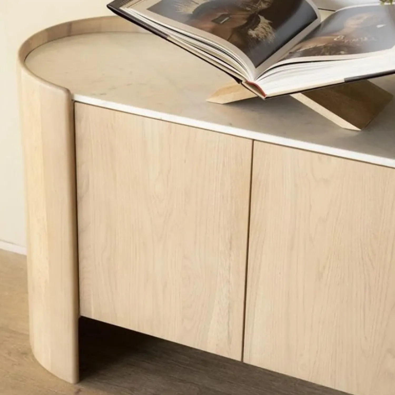 Eleonora Dressoirs|Industriele Kasten|Dressoir Don eikenhout 165cm