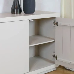 Furndea Dressoirs|Industriele Kasten|Dressoir Dortmund mangohout zand 200cm