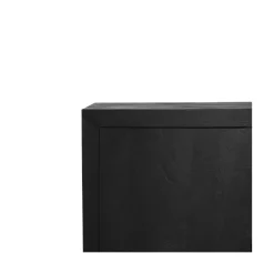Furndea Dressoirs|Industriele Kasten|Dressoir Dortmund mangohout zwart 200cm