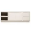 Eleonora Dressoirs|Industriele Kasten|Dressoir Helsinki Taupe 200cm