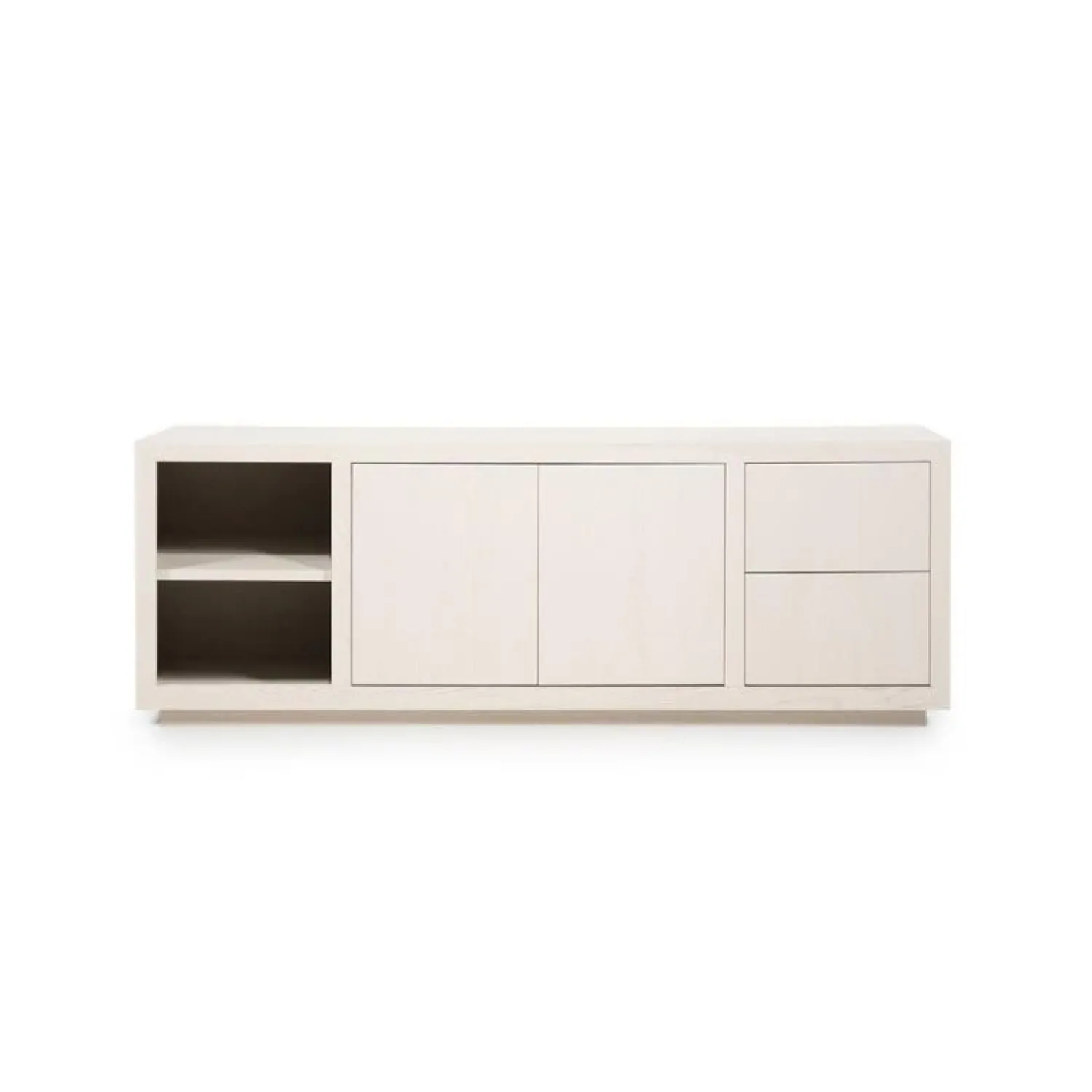 Eleonora Dressoirs|Industriele Kasten|Dressoir Helsinki Taupe 200cm