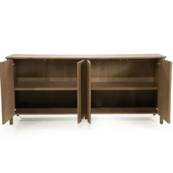 Eleonora Dressoirs|Industriele Kasten|Dressoir Jake bruin eikenhout 183cm