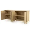 Eleonora Dressoirs|Industriele Kasten|Dressoir Jake naturel eikenhout 183cm