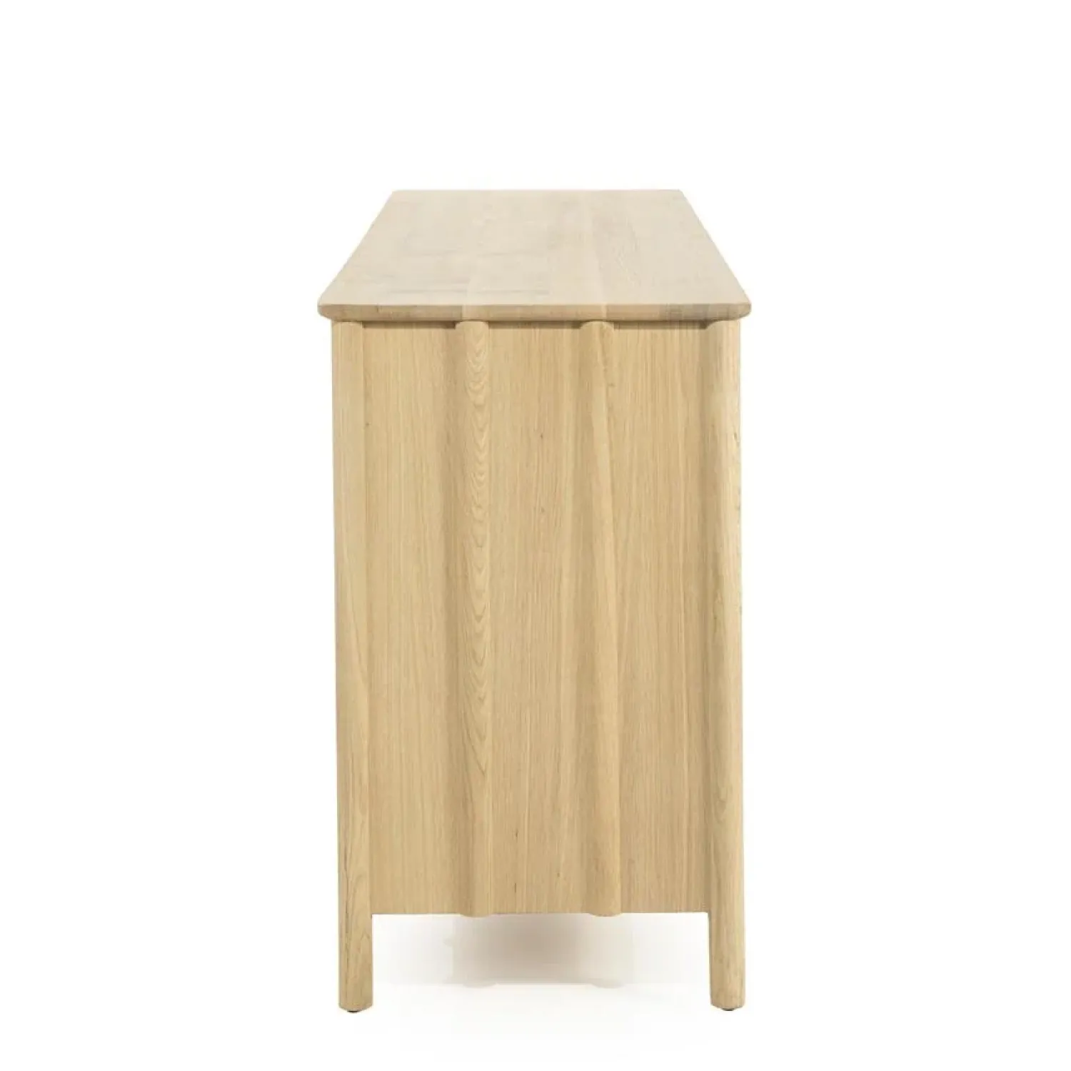 Eleonora Dressoirs|Industriele Kasten|Dressoir Jake naturel eikenhout 183cm