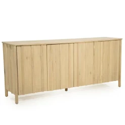 Eleonora Dressoirs|Industriele Kasten|Dressoir Jake naturel eikenhout 183cm