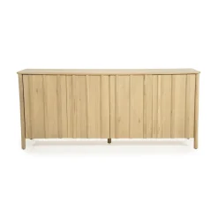 Eleonora Dressoirs|Industriele Kasten|Dressoir Jake naturel eikenhout 183cm