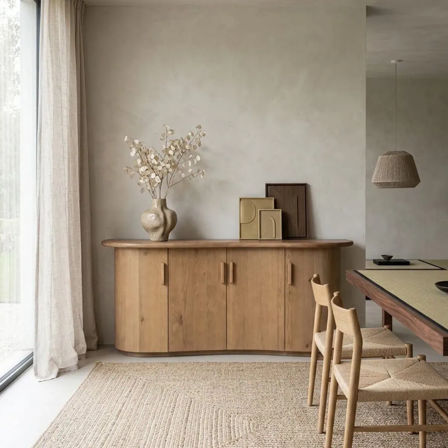 Eleonora Dressoirs|Industriele Kasten|Dressoir Josh bruin 180cm