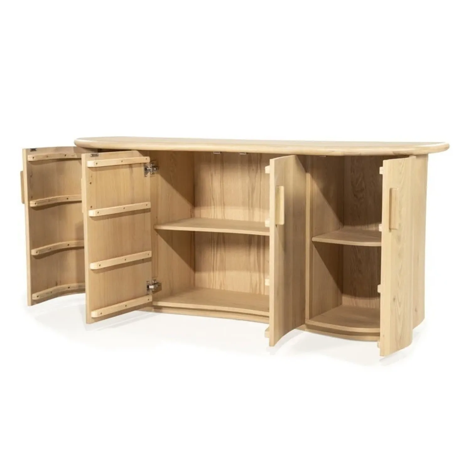 Eleonora Dressoirs|Industriele Kasten|Dressoir Josh naturel 180cm
