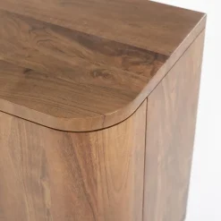 Eleonora Dressoirs|Industriele Kasten|Dressoir Julian acaciahout 4 deurs 170cm