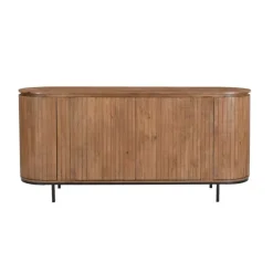 Livingfurn Dressoirs|Industriele Kasten|Dressoir mangohout Noor - 180cm
