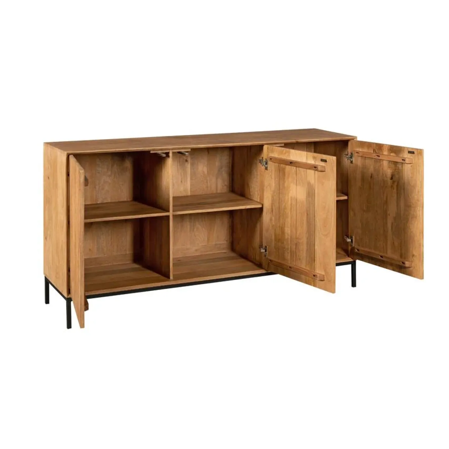 Furndea Dressoirs|Industriele Kasten|Dressoir Martin Naturel 165cm