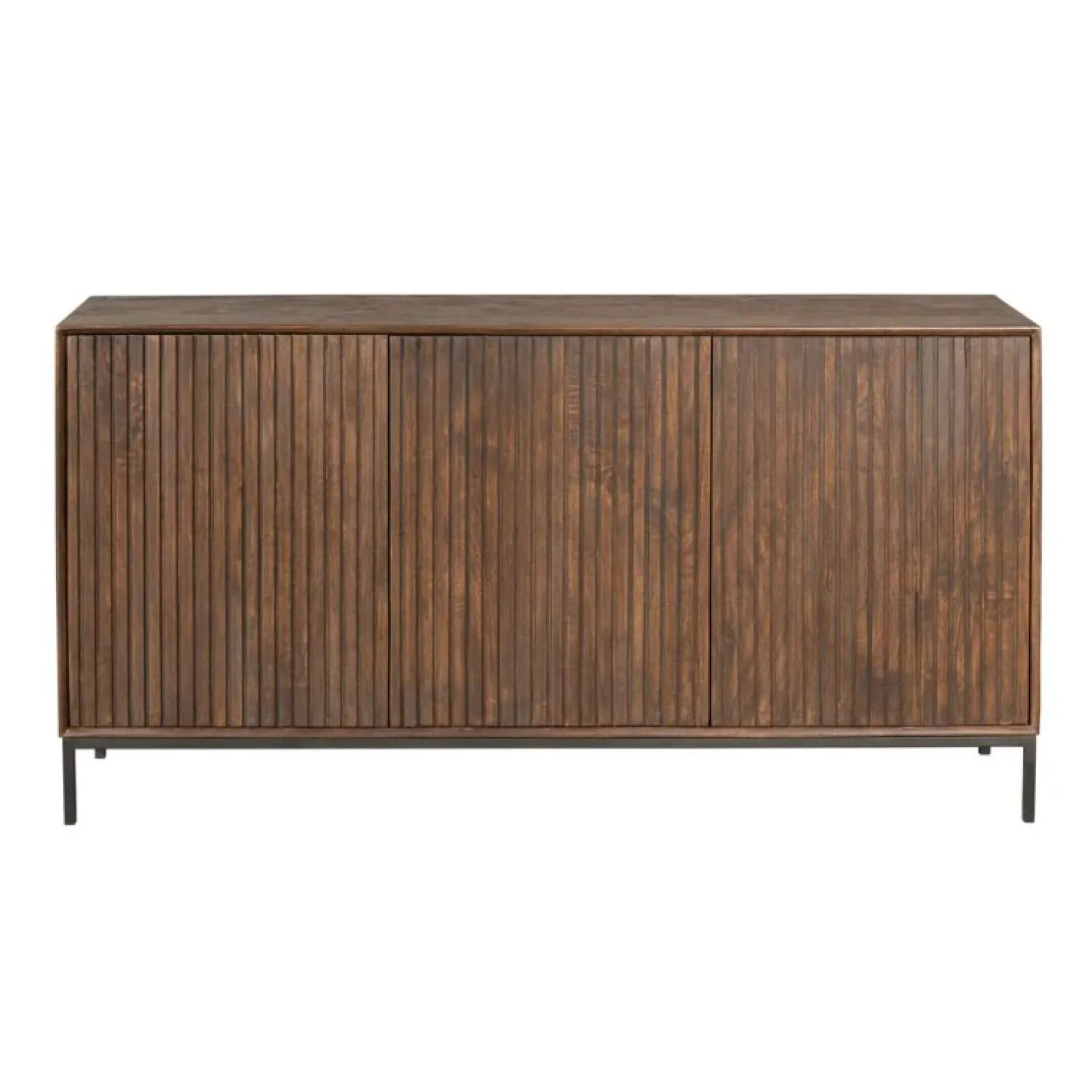 Furndea Dressoirs|Industriele Kasten|Dressoir Martin Walnoot 165cm