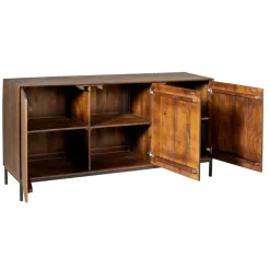 Furndea Dressoirs|Industriele Kasten|Dressoir Martin Walnoot 165cm