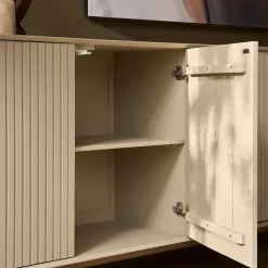 Furndea Dressoirs|Industriele Kasten|Dressoir Martin Zand 210 cm