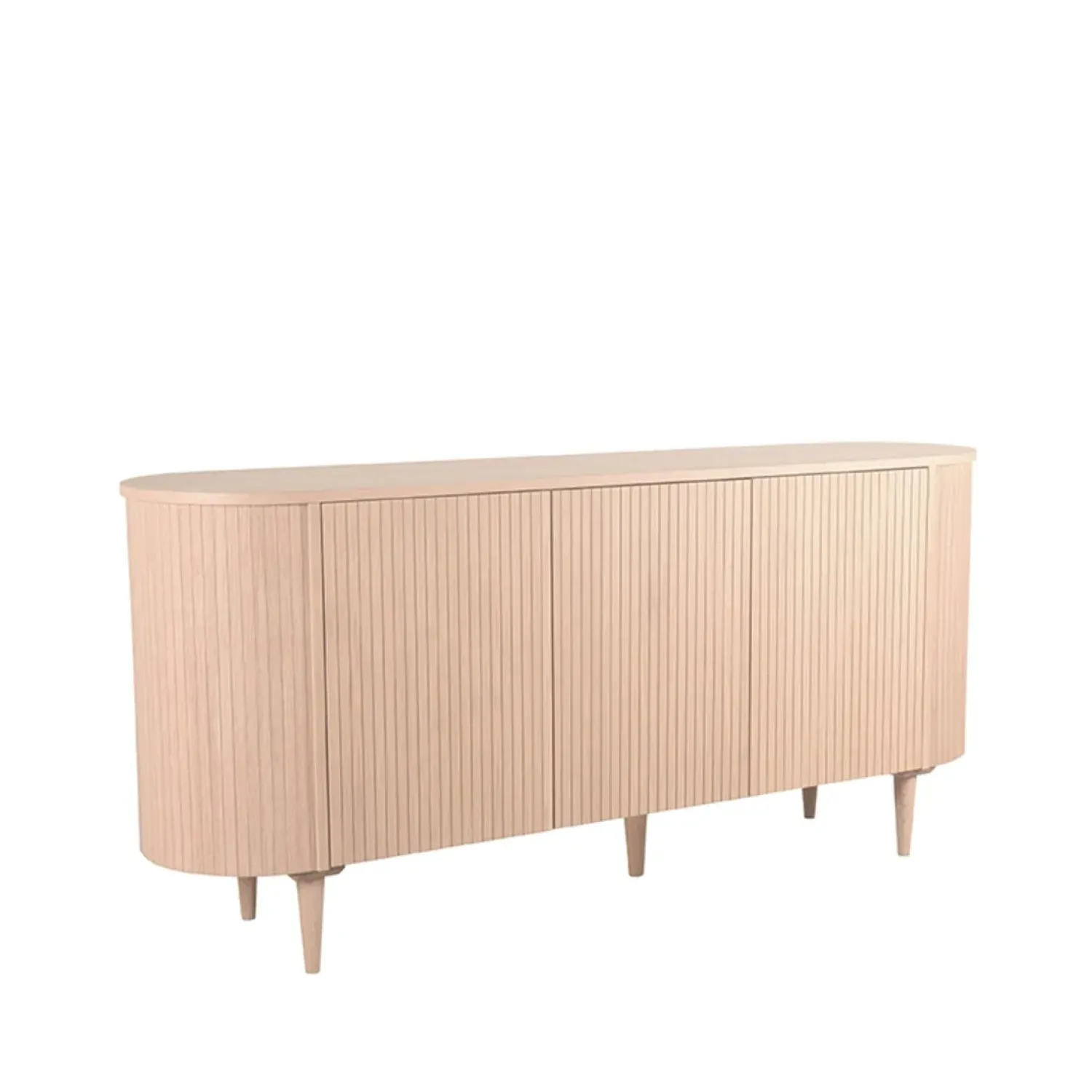 Label51 Dressoirs|Industriele Kasten|Dressoir Oliva Naturel Eikenhout 180cm