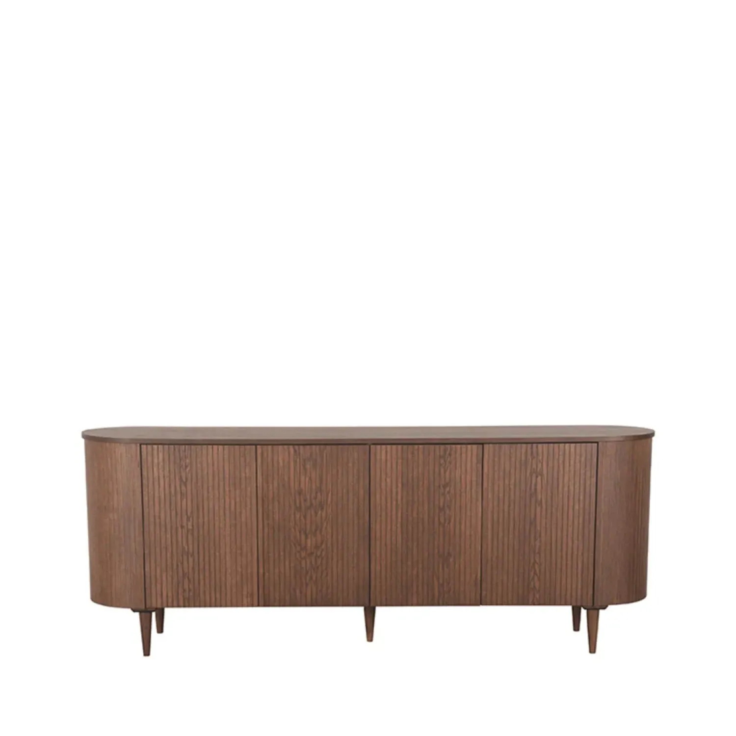 Label51 Dressoirs|Industriele Kasten|Dressoir Oliva Walnoot Eikenhout 220cm