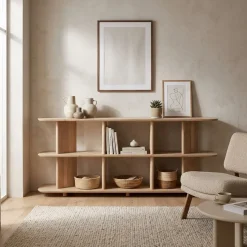 Eleonora Dressoirs|Industriele Kasten|Dressoir Ty Naturel 180cm