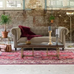 Dutchbone Vloerkleden|Bid Vloerkleed Oud Rood 170x240cm
