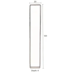 Dutchbone Spiegels|Blackbeam Spiegel Zwart
