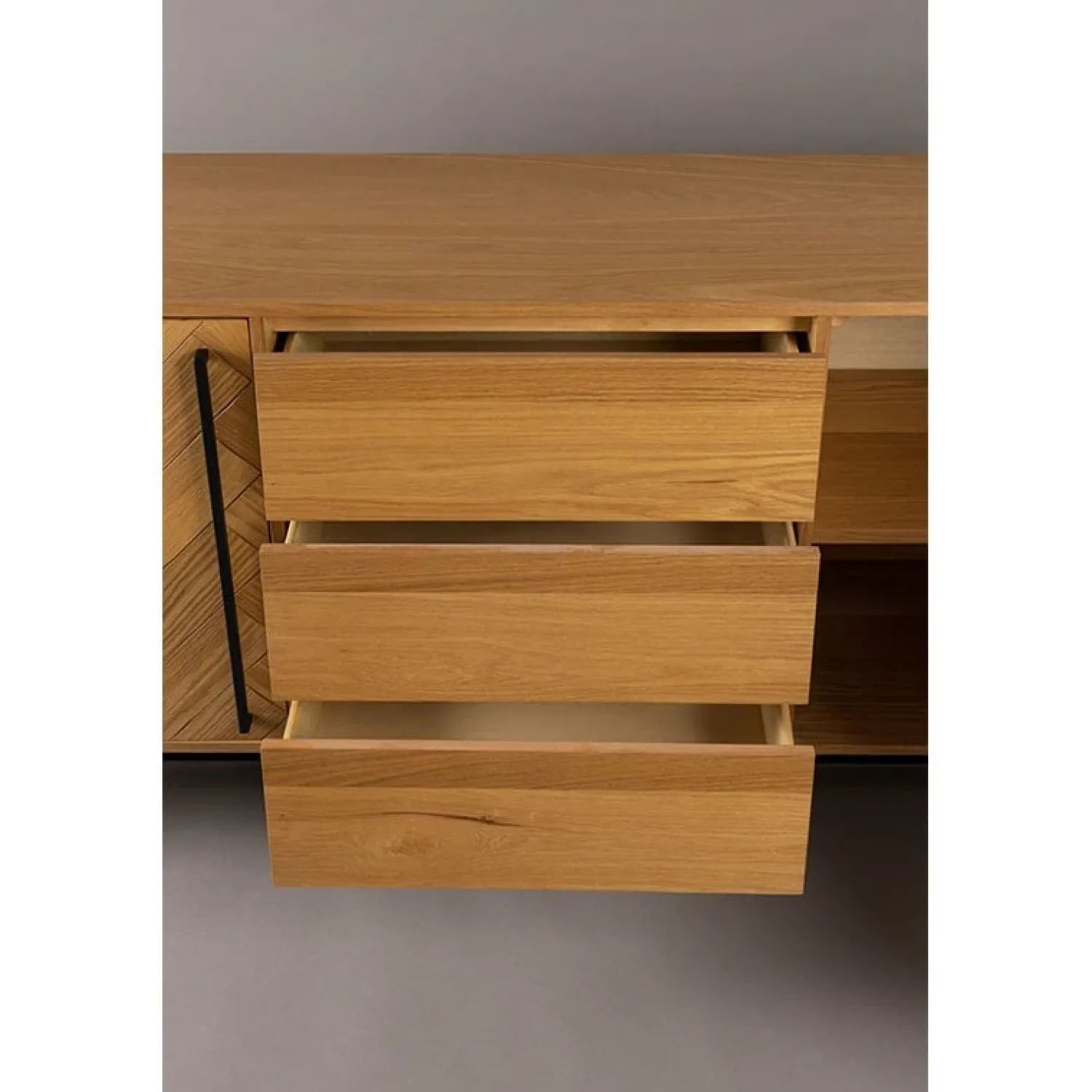Dutchbone Dressoirs|Industriele Kasten|Class dressoir 180cm naturel eiken