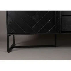 Dutchbone Dressoirs|Industriele Kasten|Class dressoir 180cm zwart