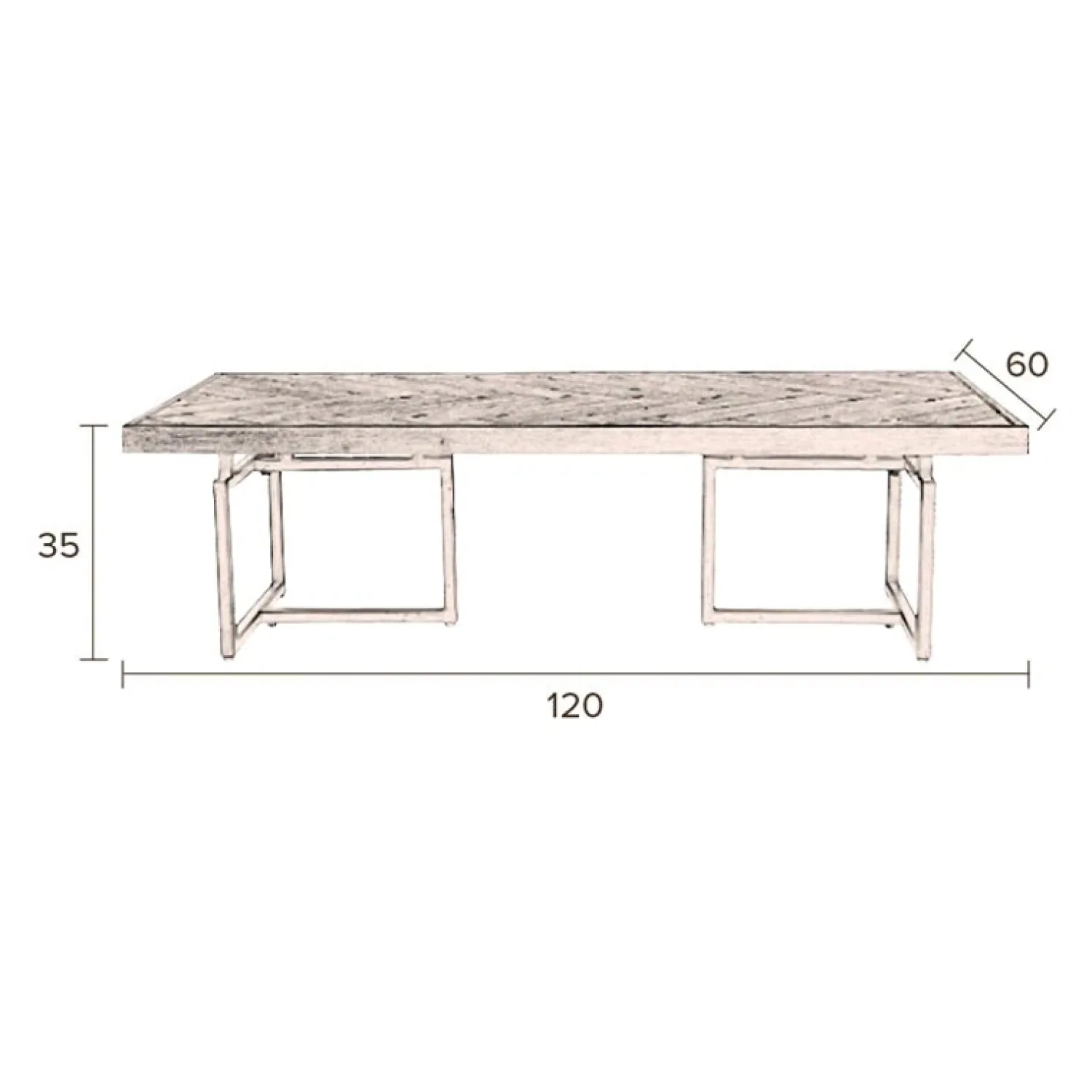 Dutchbone Salontafels|Class Salontafel naturel eiken