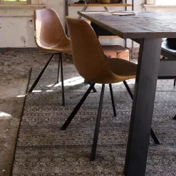 Dutchbone Eetkamerstoelen|Eetkamerstoel Franky Bruin