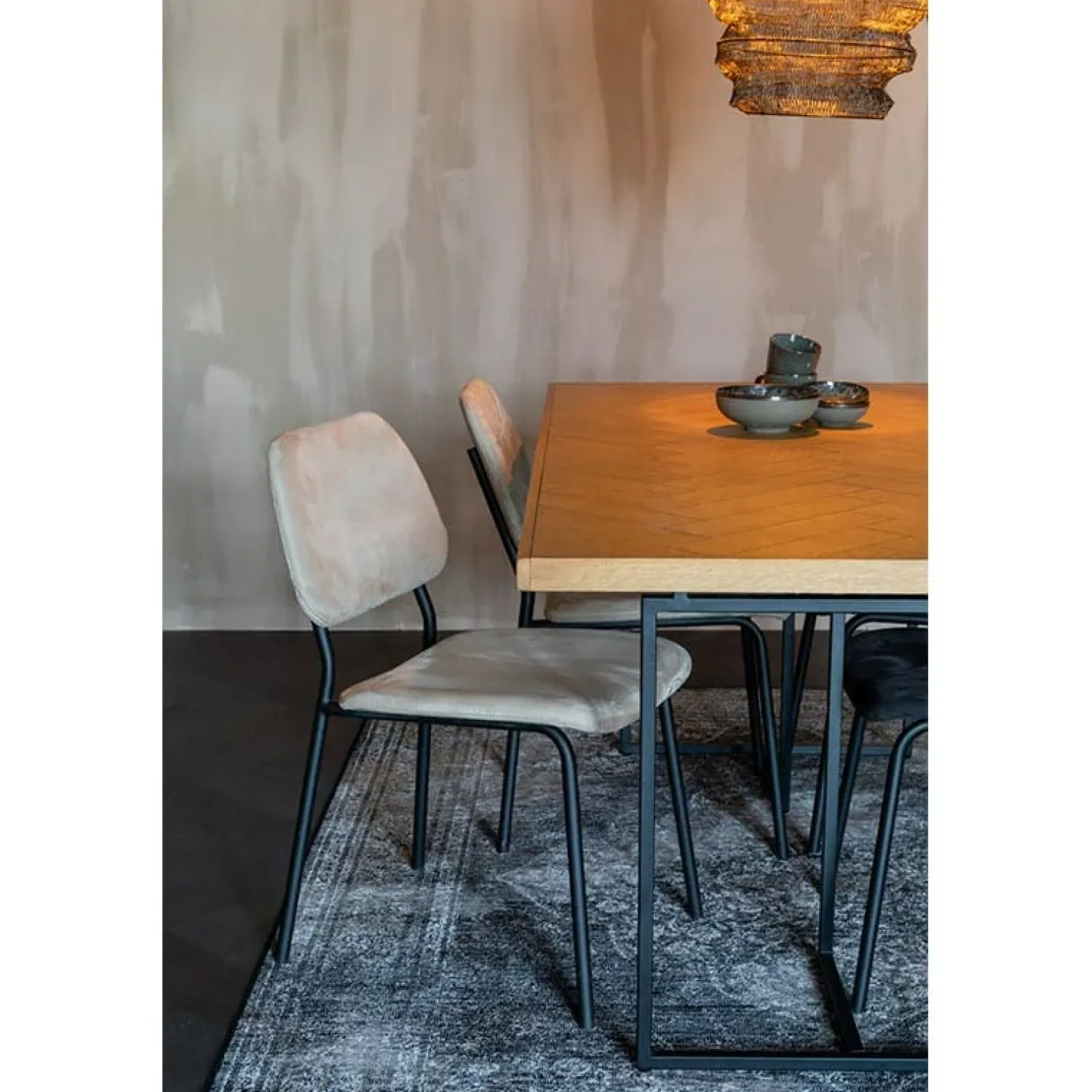 Dutchbone Eettafels|Eetkamertafel Class 180x90cm eiken naturel