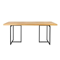 Dutchbone Eettafels|Eetkamertafel Class 180x90cm eiken naturel