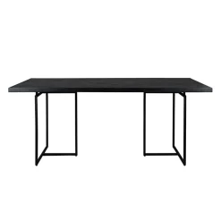 Dutchbone Eettafels|Eetkamertafel Class 180x90cm zwart