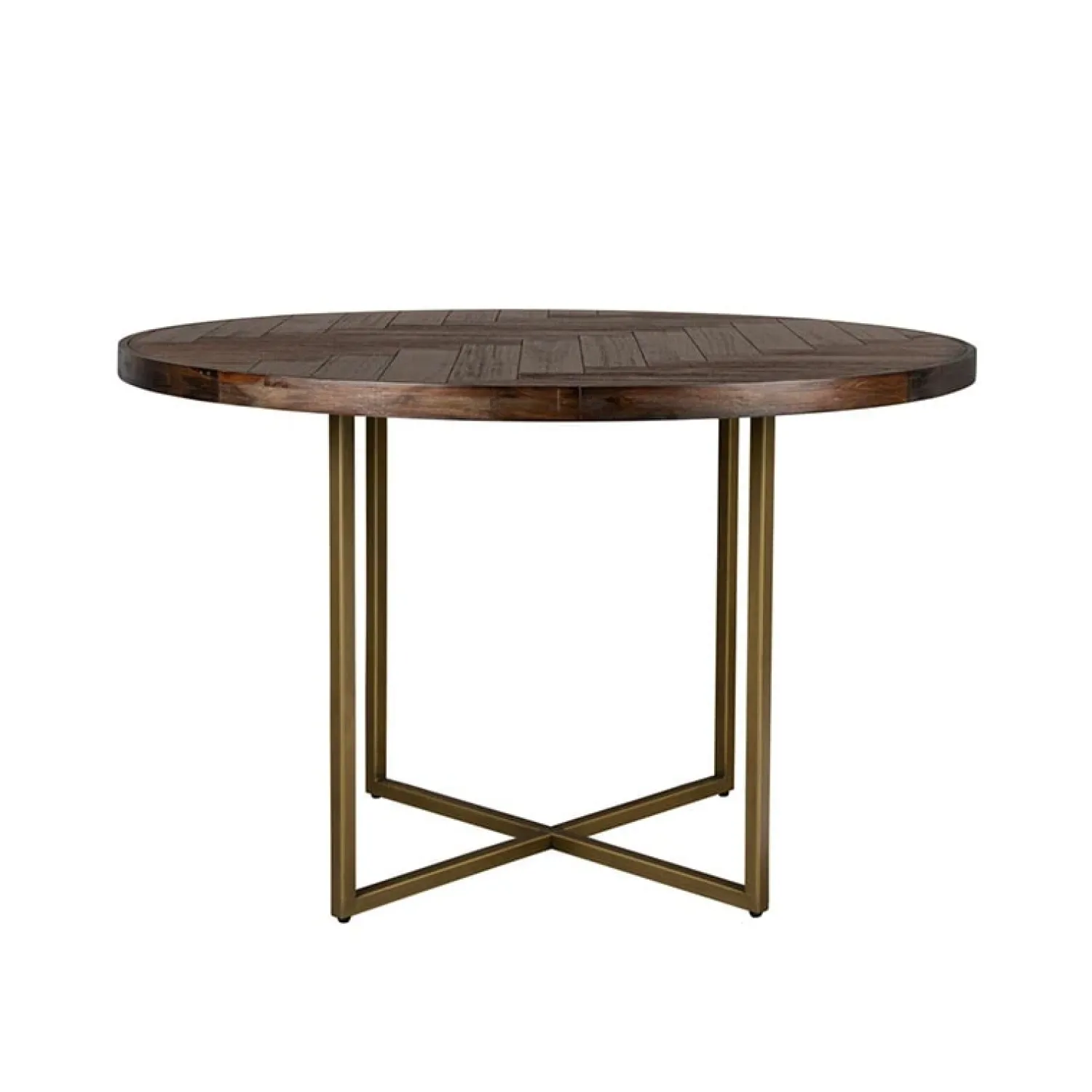 Dutchbone Eettafels|Eetkamertafel Class bruin rond 120cm