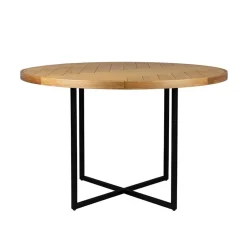 Dutchbone Eettafels|Eetkamertafel Class naturel rond 120cm