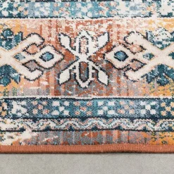 Dutchbone Vloerkleden|Mahal Vloerkleed Blauw Brick 200x300cm